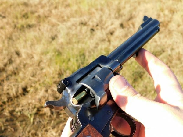 The only learning curve the gun really gives is loading and unloading, which happens to be my favorite part of the shooting experience. It loads like those old cowboy guns.