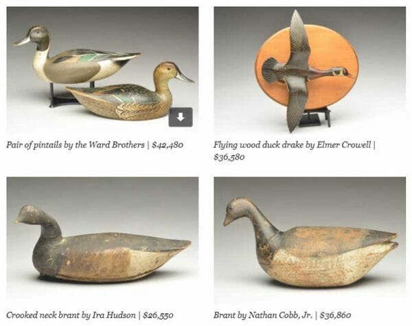 Guyette & Deeter's November 2018 Decoy Auction Highlights