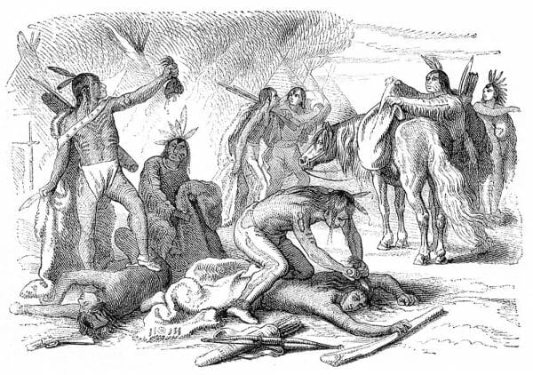 Indians Fighting Indians War Indians Fighting Indians War