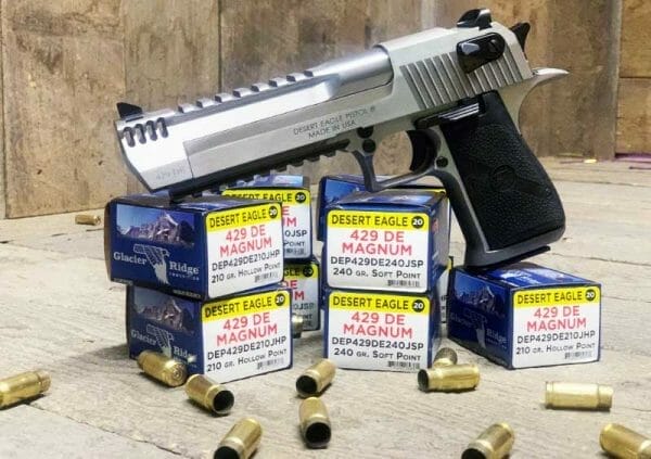 Magnum Research 429 DE Mark XIX Pistol and Ammo