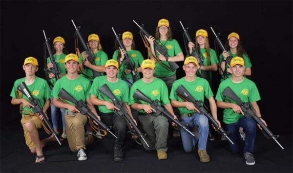 New Jersey Garden State Gunners team in its entirety as twelve juniors traveled to Camp Perry for the 2018 CMP National Matches.