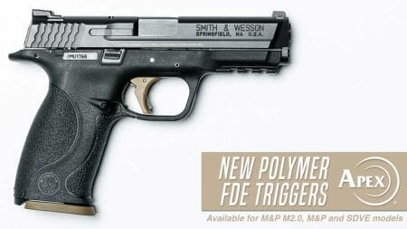 Apex Announces FDE Polymer Trigger Options for M&P Pistols