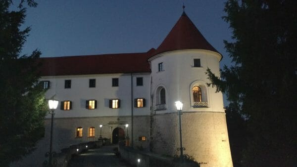 My hotel for the Arex factory in Ljubljana, Slovenia was a converted medieval castle.