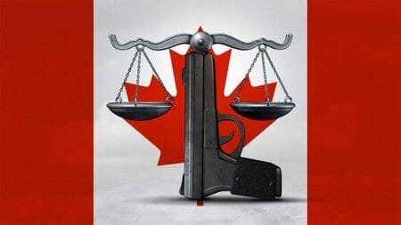 Canada Flag Gun Scales