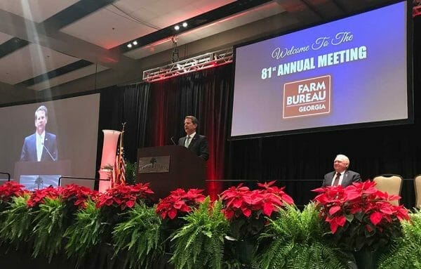 Governor-Elect Kemp At 2018 Ga Farm Bureau Convention