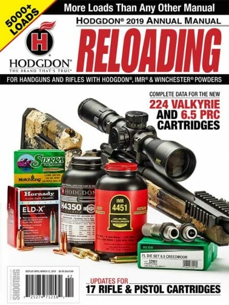 Hodgdon Releases the 2019 Hodgdon Annual Manual