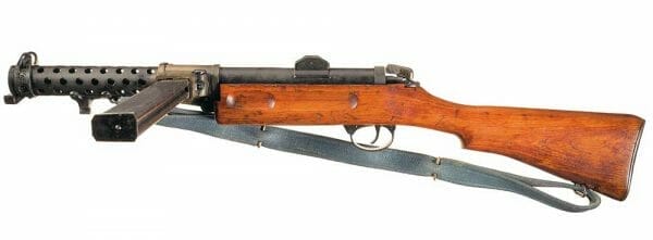 Scarce World War II British "Lanchester" Class III/NFA Registered Fully Automatic Submachine Gun (SMG); Photo Credit: Rock Island Auction