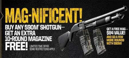 Mossberg Announces 590M Magazine Promotion