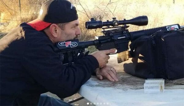 Russell Reed shooting 17 HMR at 1200 yards load testing reloads with the Garrow Firearms Development 17HMR Upper.