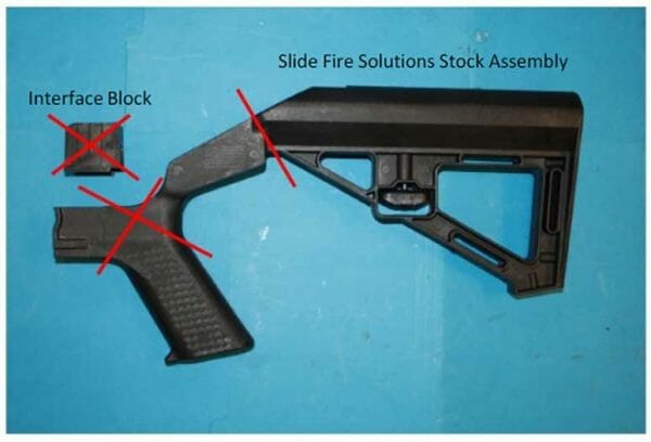 Slide Fire Solutions Bump Stock Destruction Details