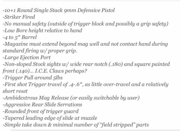 Original Avidity Arms PD10 Specification Napkin