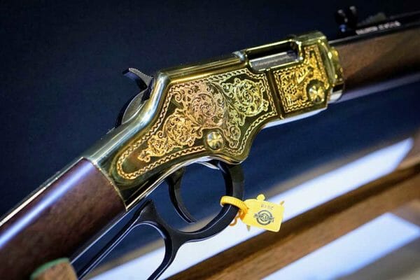 The first offering in the Cody Firearms Museum Collectors Series is a Henry Golden Boy engraved with a design inspired by an 1860's era Henry rifle in the museum's collection.