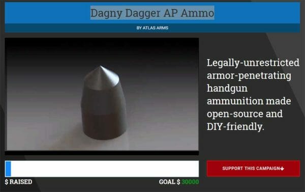 Dagny Dagger AP Armor-Piercing Ammo Ammunition