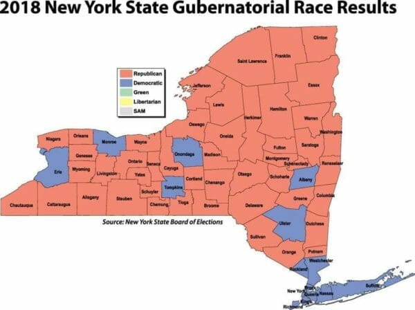 2018 NY State Gubernatorial Race Results