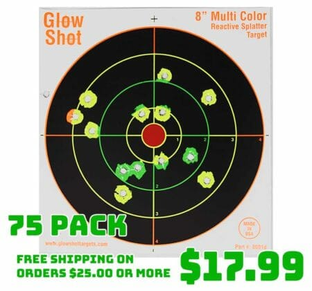 Its Back Daily Deal 75 Pack Reactive Splatter Targets Deal