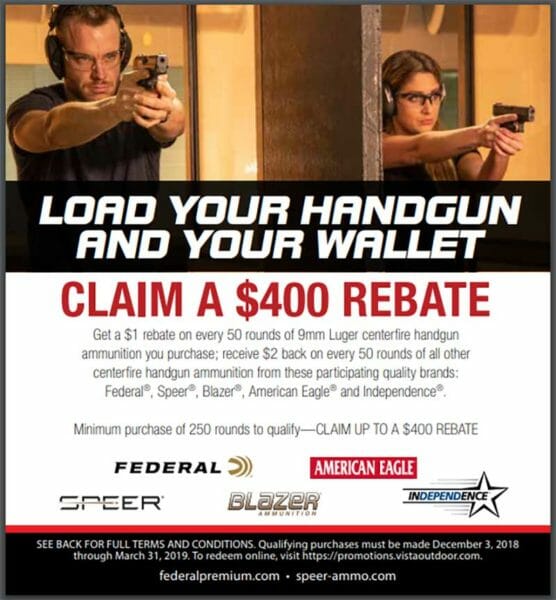 Load Your Handgun And Your Wallet Rebate Promotion #:R10005