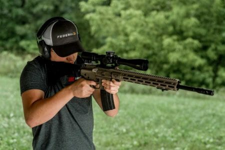 Shooting Federal Ammunition AR15 Rifle