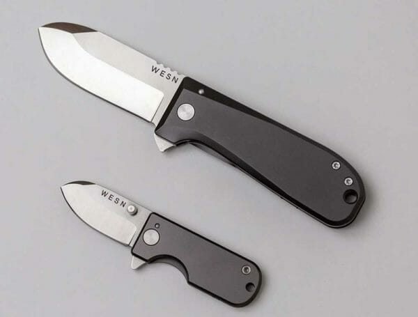 WESN Allman Knife (top) and WESN Micro Blade