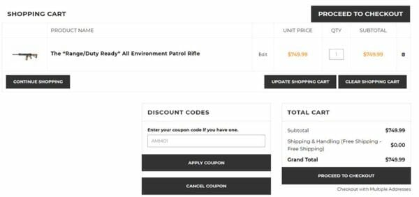 WMD Range/Duty Ready All Environment Patrol Rifle Cart Check