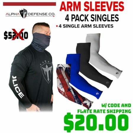 Alpha Defense Co 4 Pack Single Arm Sleeves Deal 2