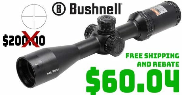 Bushnell AR Drop Zone BDC Reticle 3-9x/40m Riflescope Deal