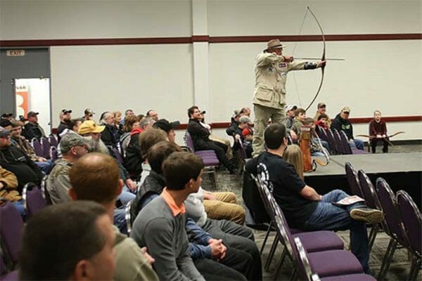 Byron Ferguson will be performing Trick Archery throughout the expo.