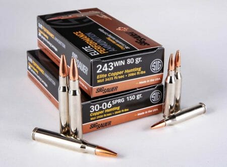 SIG SAUER 243 Win & 30-06 Springfield Elite Hunting Ammunition