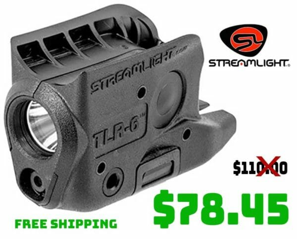 Streamlight TLR-6 Pistol Light Red Laser for M&P Shields Deal