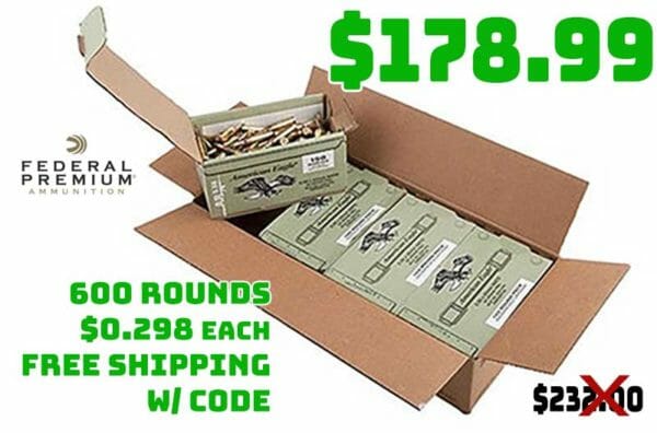 600rnds American Eagle Ammo 5.56X45mm XM855 178.99 Deal