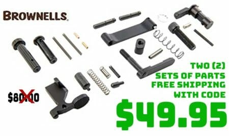Brownells AR15 Lower Parts Kit 5.56, 2 Units Deal