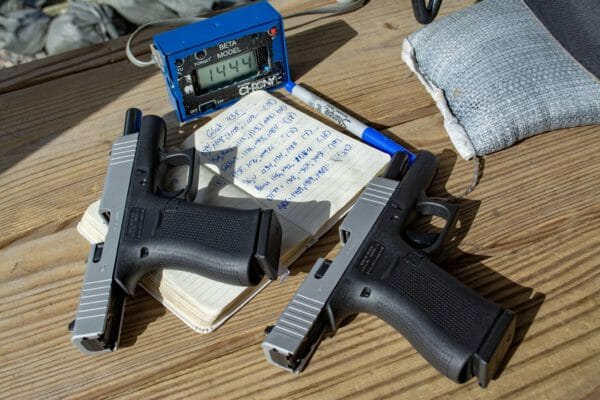 One notable difference between the Glock 48 and Glock 32X is velocity. The 48 shot the same loads an average of 40 fps faster.