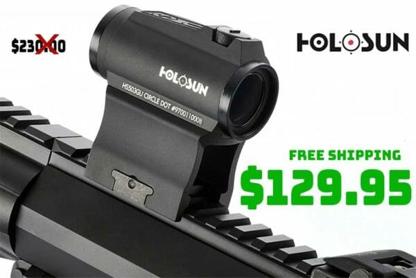 HoloSun 503GU Micro Shake Awake LED Red Dot Sight Deal 2