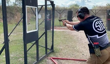 To claim the Tactical Optics Division National Champion title, Team SIG professional shooter Daniel Horner used the SIG SAUER P320X5 pistol with SIG SAUER Match Elite Pistol 9mm Competition Ammunition for the pistol stages.