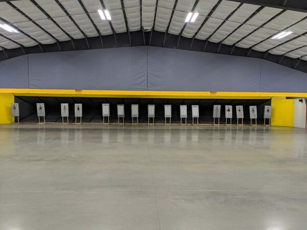 50 yard Indoor Rifle/Pistol range, also where we would spend the day for class.