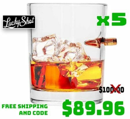 .308 Real Bullet Handmade Whiskey Glass Single Deal 2