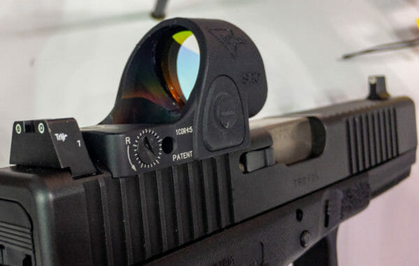 The new Trijicon SRO offers a huge viewing window.