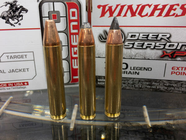 Some of the new Winchester 350 Legend loads from Winchester.