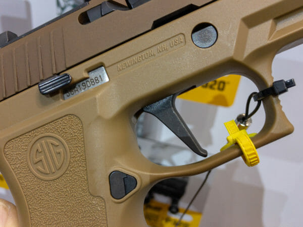 The new Sig Sauer P-320 X-Compact will also be available in flat dark earth.