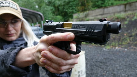 Maddy_A.R with the Canik TP9 Elite Combat Executive by Graham Baates