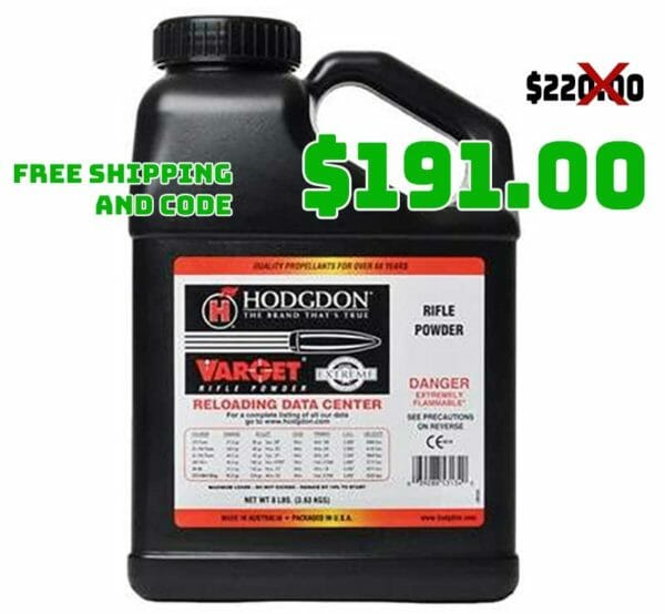 Hodgdon Powder 8lbs Varget Smokeless Gun Powder Deal