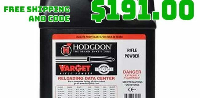 Hodgdon Powder 8lbs Varget Smokeless Gun Powder Deal
