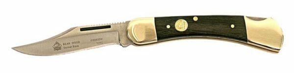 Puma SGB Bear Wood Folder Pocket Knife