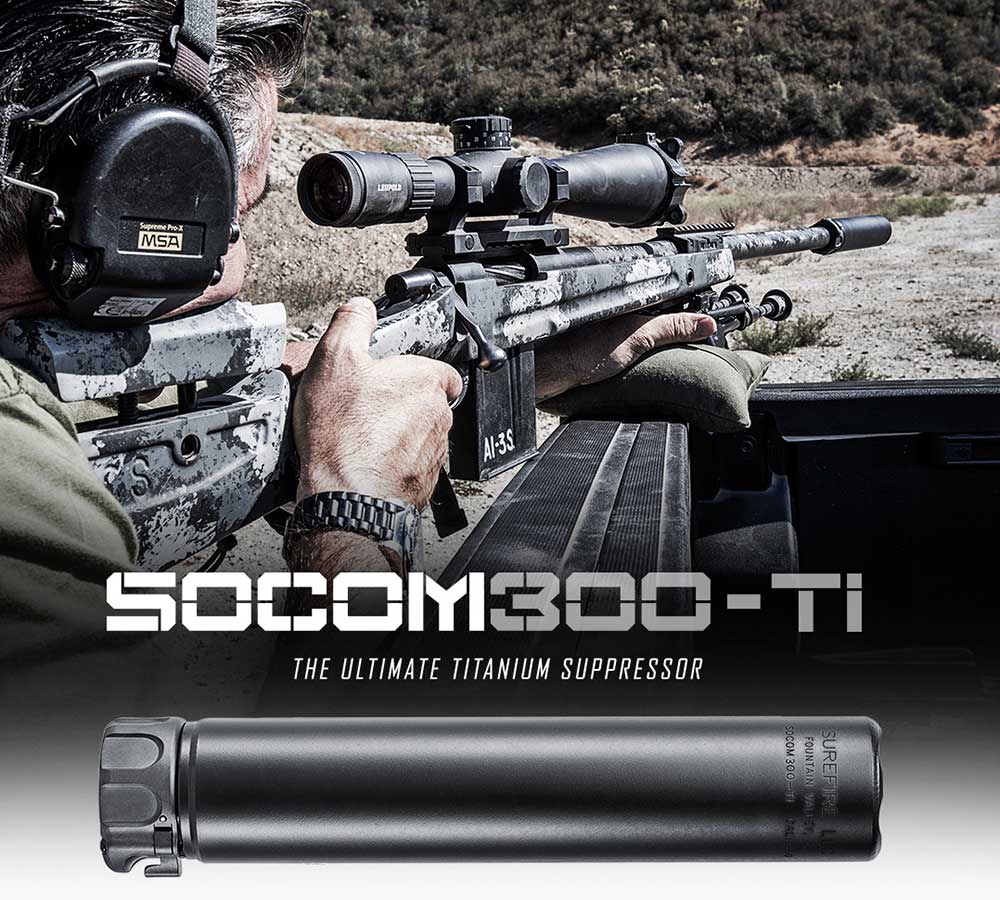 SureFire SOCOM300-Ti Suppressors Now Shipping