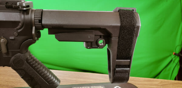 SB Tactical designed an ambidextrous QD sling socket in the SBA3