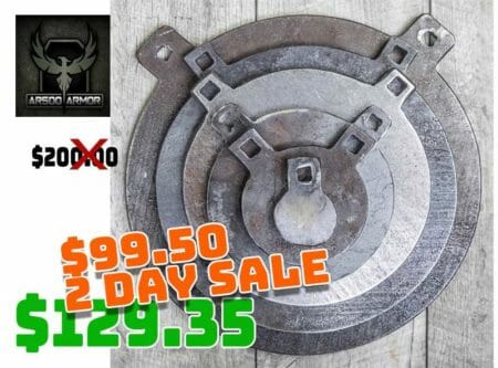 AR500 Armor 1-2 Steel Targets 6 Piece Bundle Deal 50 off sale