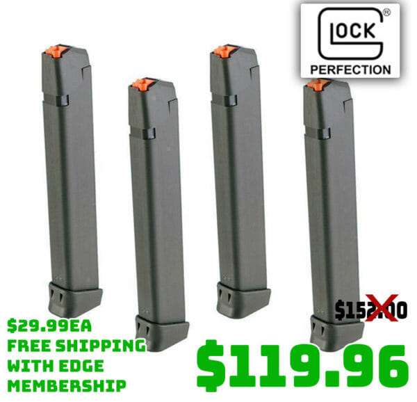 Glock 9mm 33-Round Magazines Deal