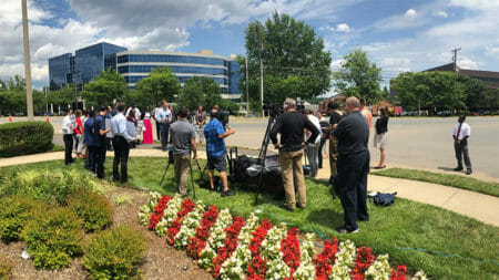 Democrat Gun Banner Eric Swalwell Failed Rally For Gun Control