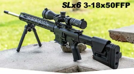 Primary Arms SLx6 3-18x50mm FFP Rifle Scope