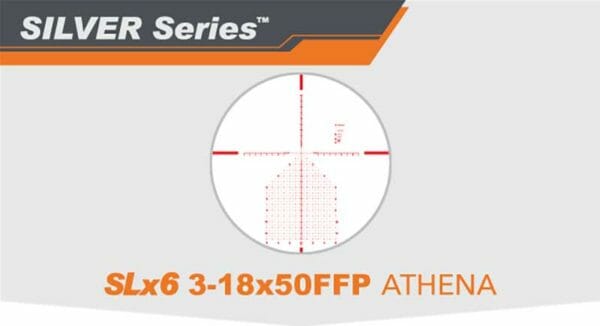 Primary Arms SLx6 3-18x50mm FFP Rifle Scope Athena Reticle