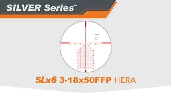 Primary Arms SLx6 3-18x50mm FFP Rifle Scope Hera Reticle